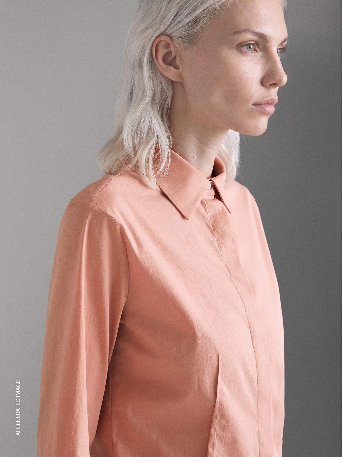 Camisa de corte justo com pregas - ucb_image_FY