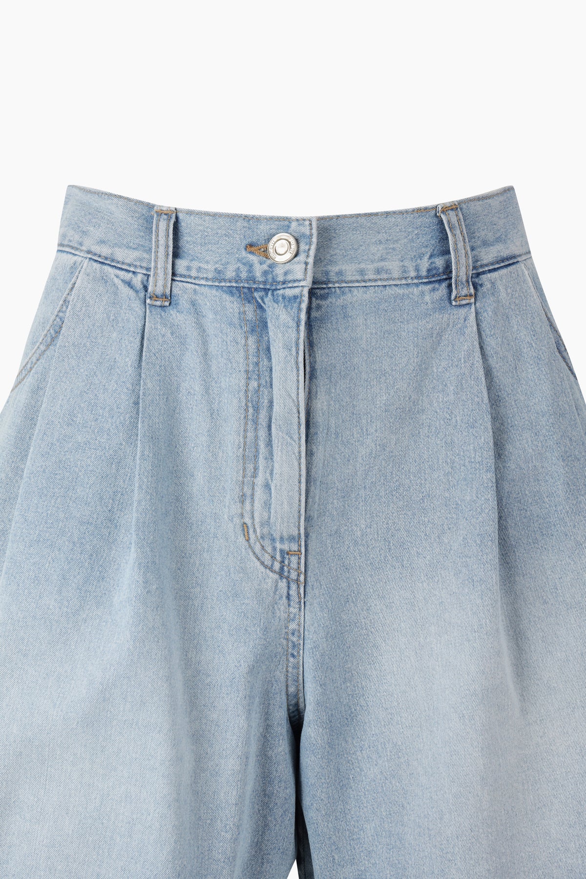 Shorts de jeans com pinças - ucb_image_BS