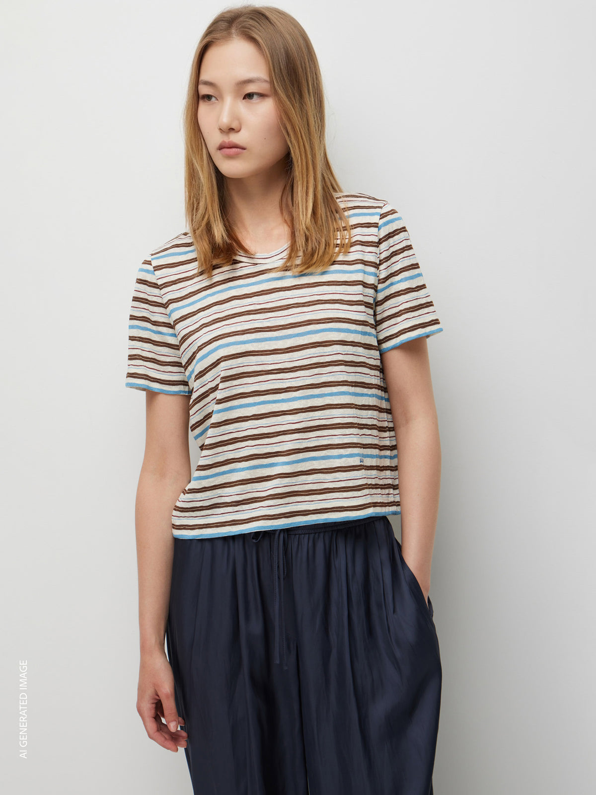 T-shirt às riscas - ucb_image_FY