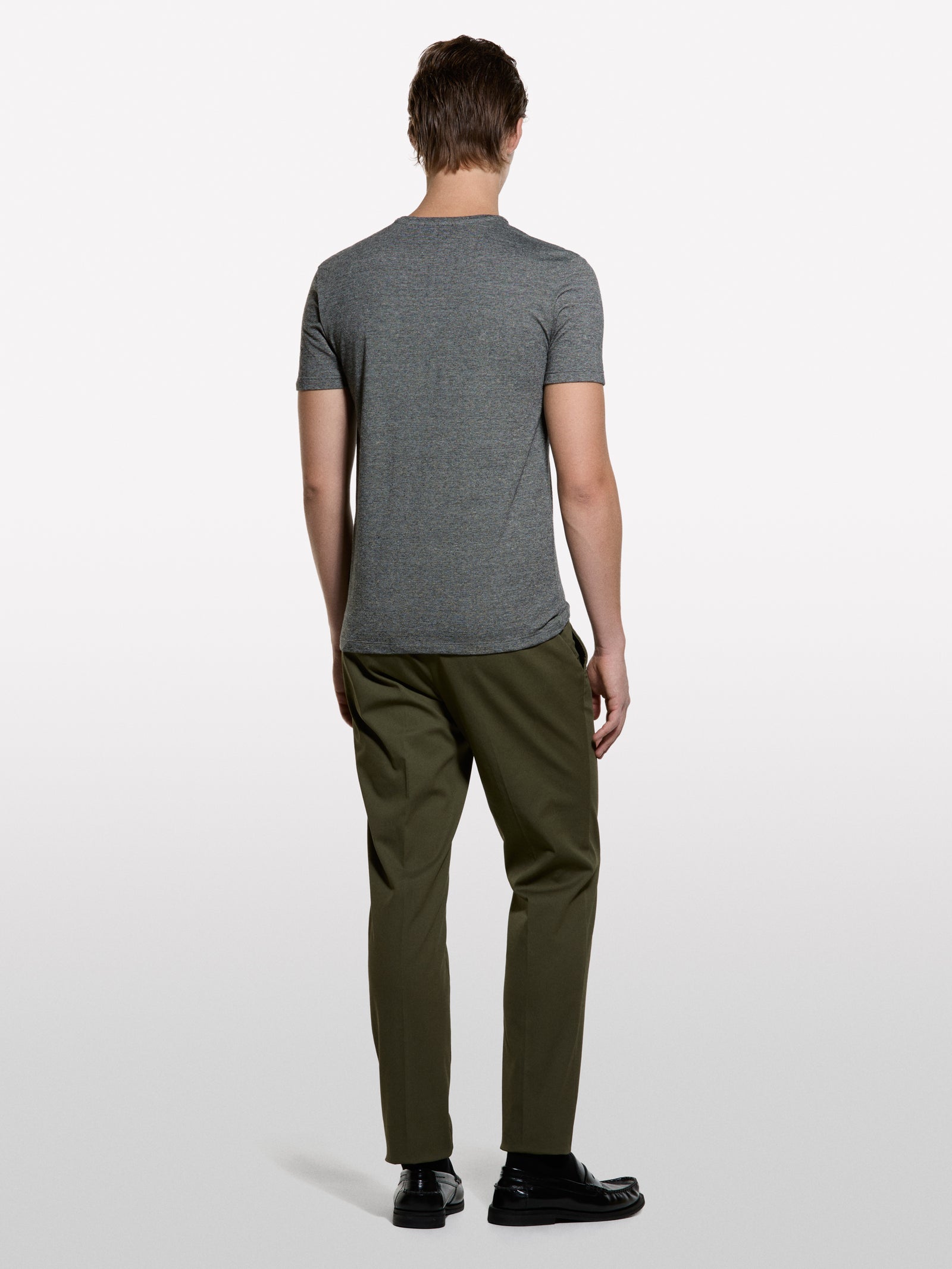T-shirt fio tinto cinza-escuro - ucb_image_B