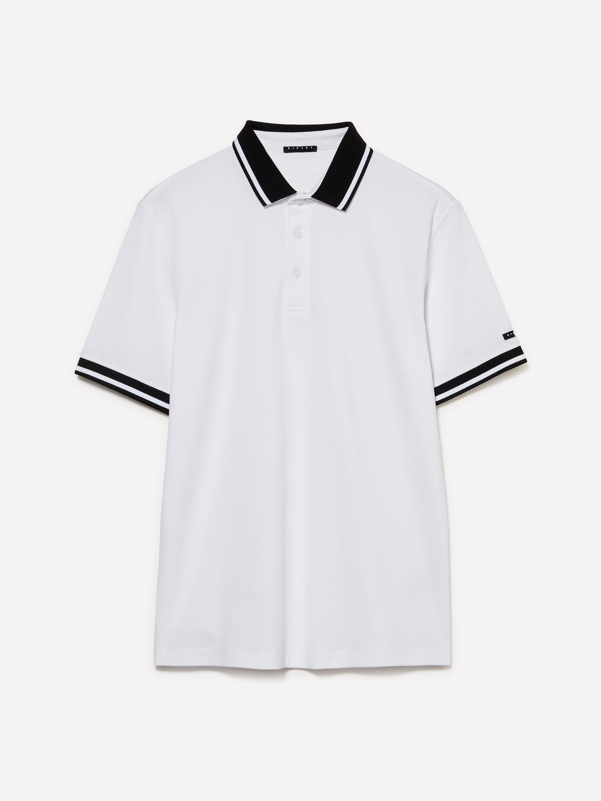 Polo branco slim fit com contraste - ucb_image_FS
