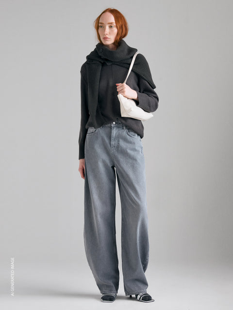 Maglia girocollo in misto lana - ucb_image_F