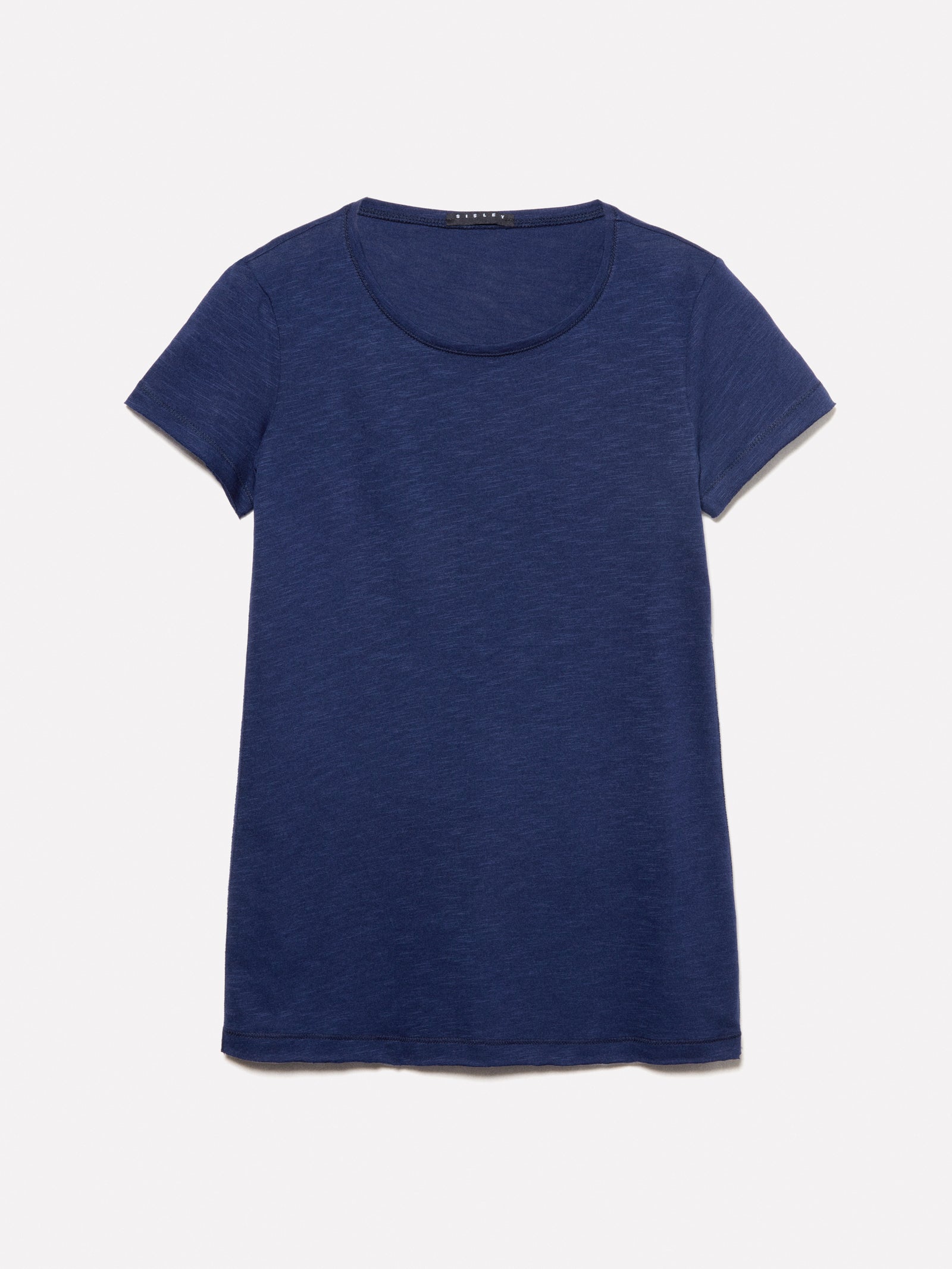 T-shirt de gola redonda azul-escuro - ucb_image_FS