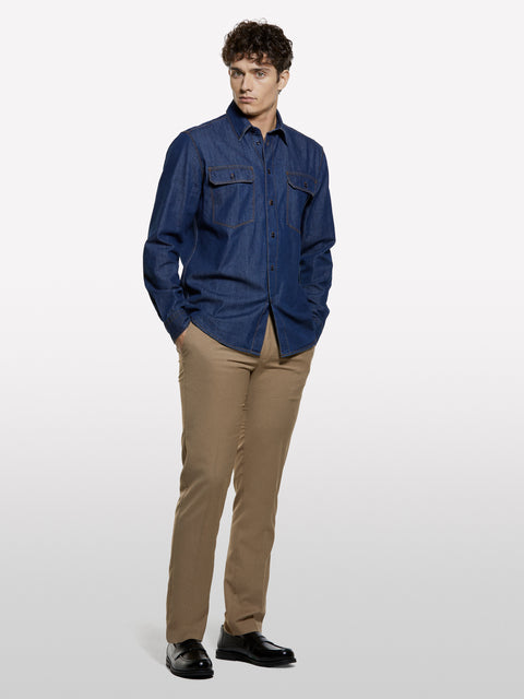 Camisa de jeans regular fit - ucb_image_F