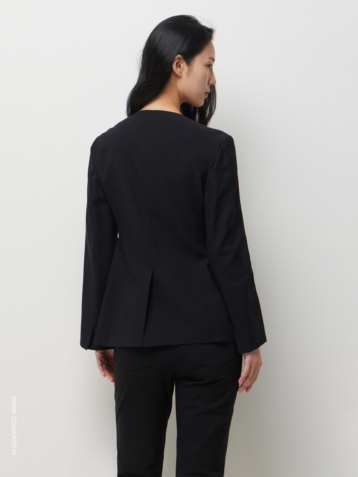 Blazer de gola redonda - ucb_image_B