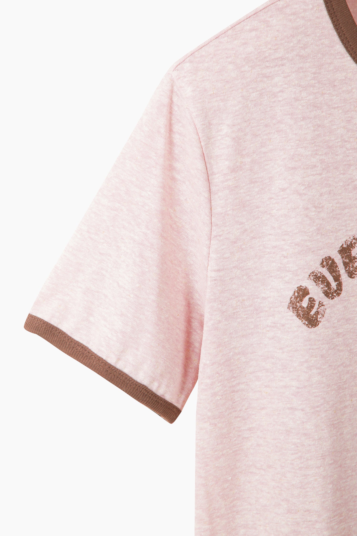 T-shirt com contraste em mistura de linho - ucb_image_DS1