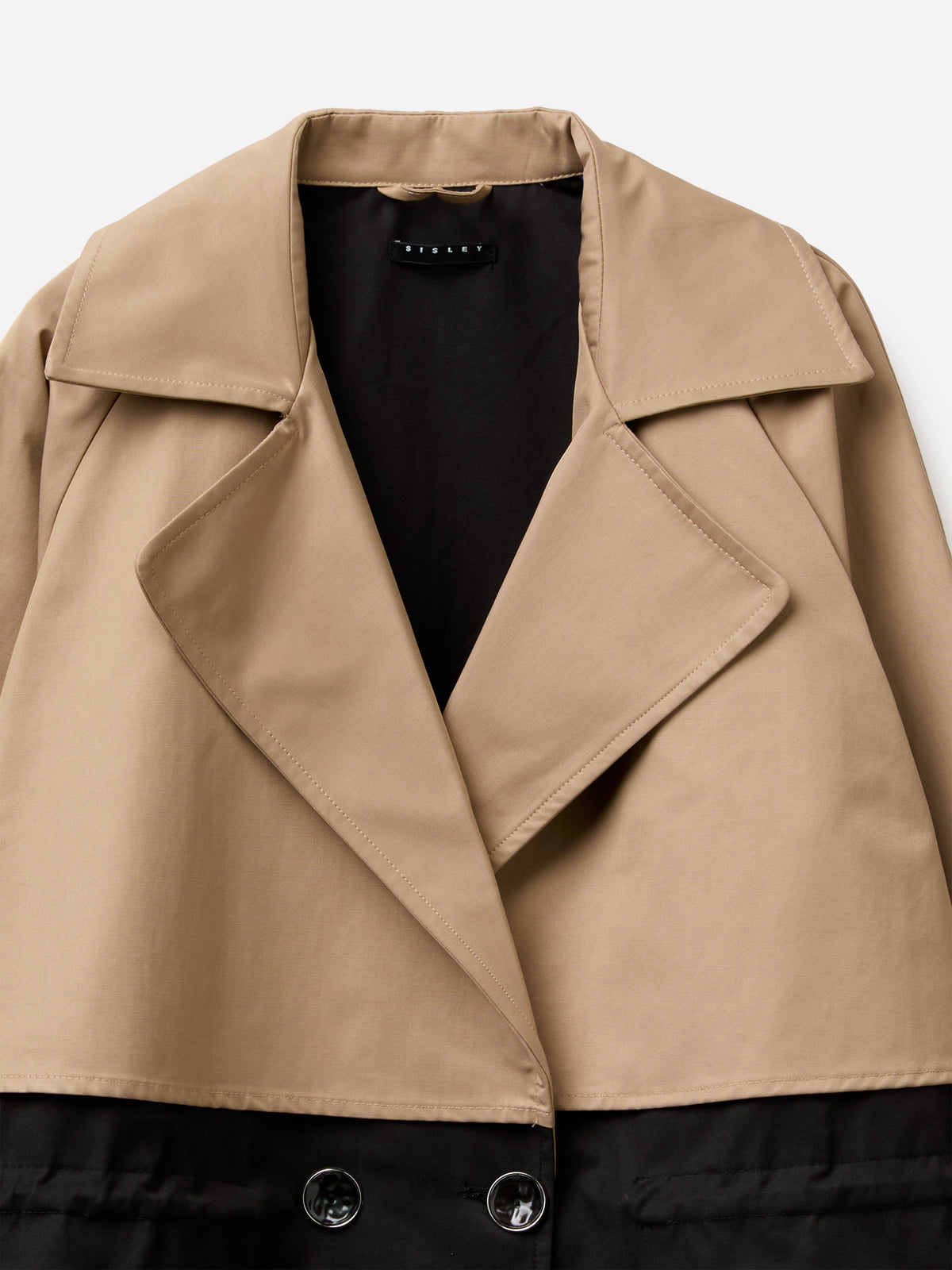 Trench coat cropped bicolor - ucb_image_DS1