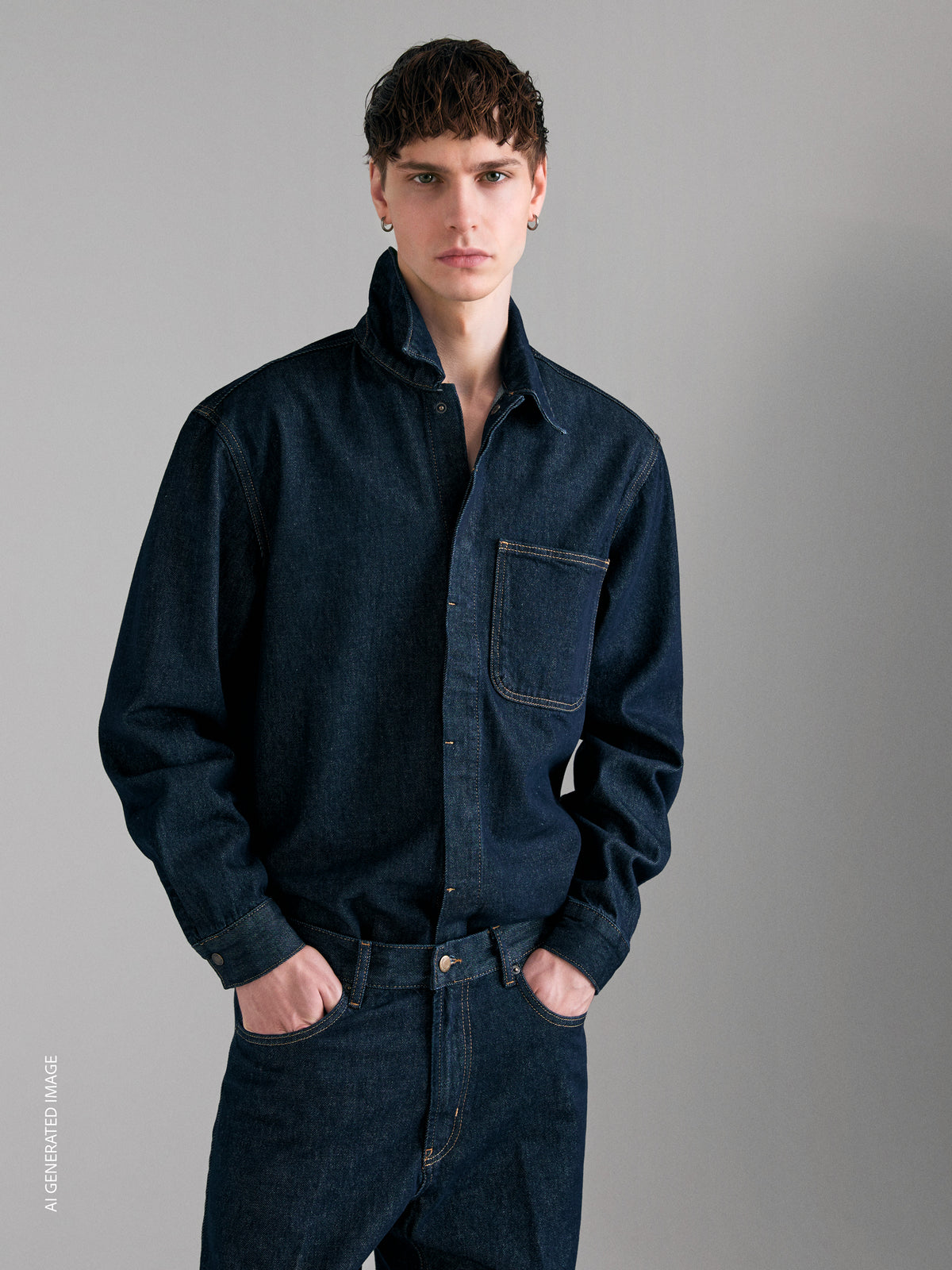 Denim shirt