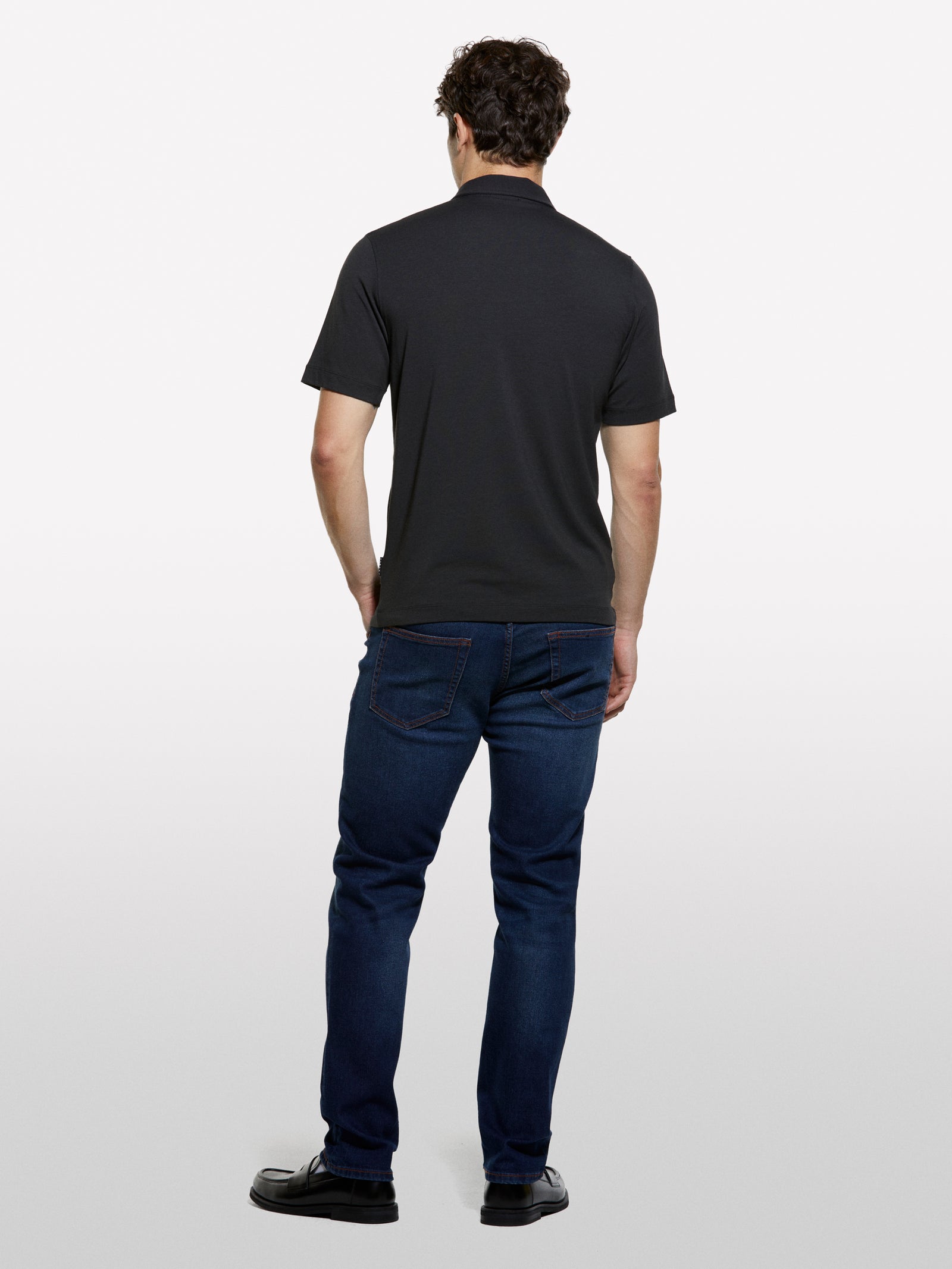 Polo slim fit preto - ucb_image_B