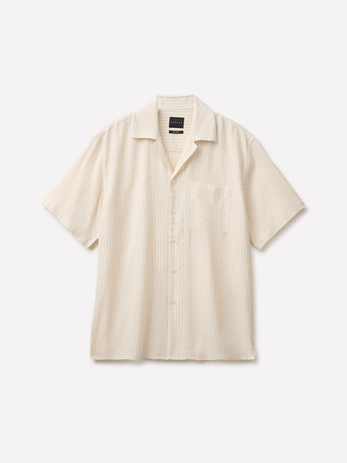 Camisa às riscas em mistura de linho - ucb_image_FS