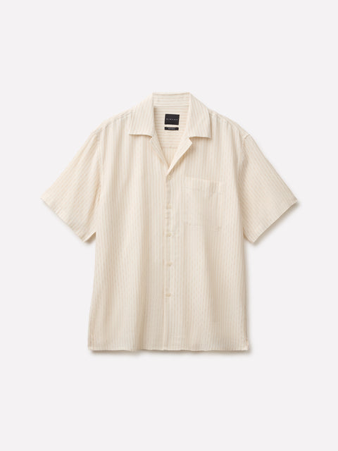 Camisa às riscas em mistura de linho - ucb_image_FS