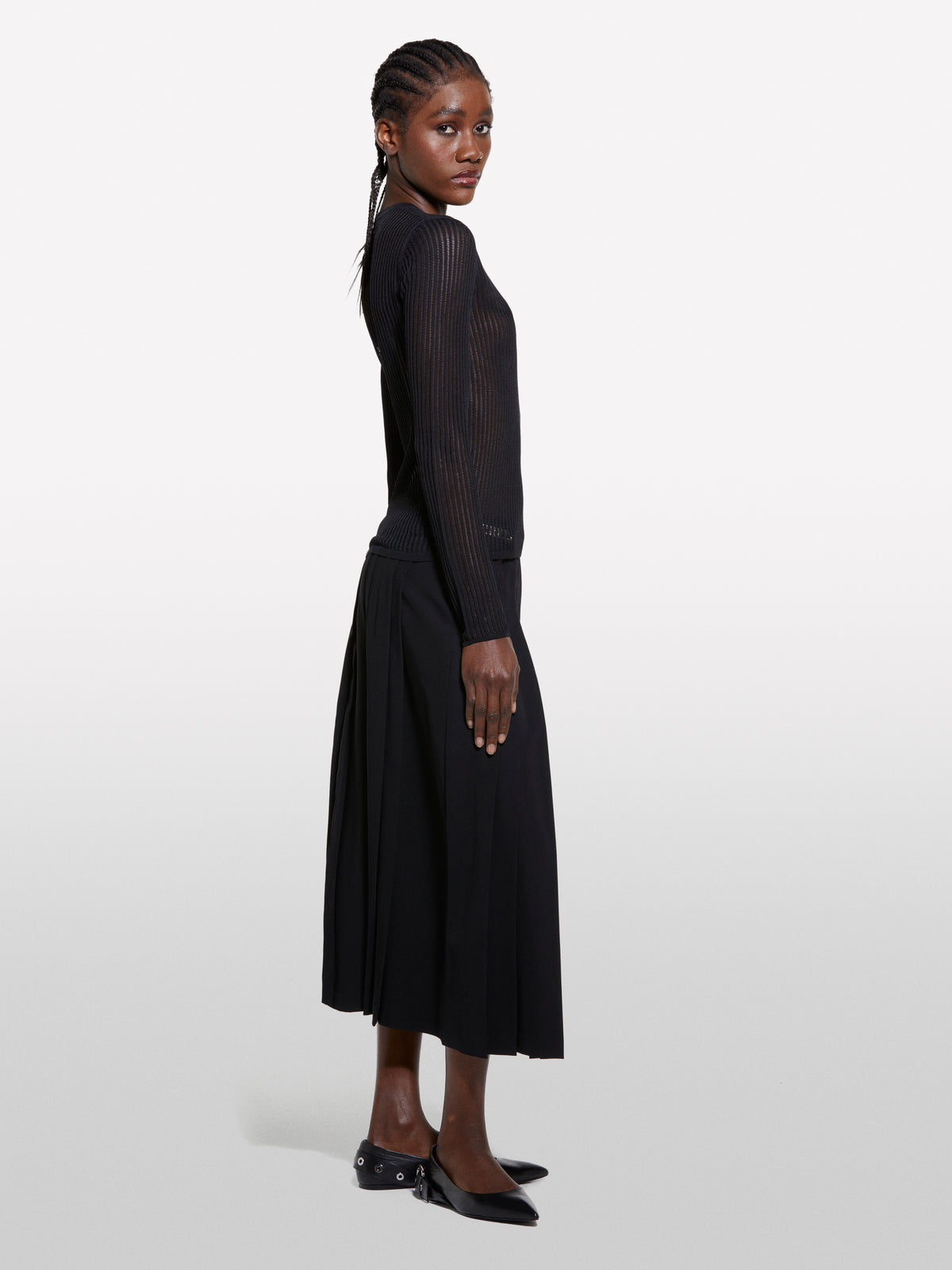 Camisola preta efeito riscado - ucb_image_F