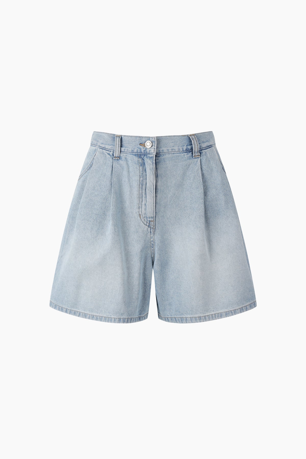 Shorts de jeans com pinças - ucb_image_FS