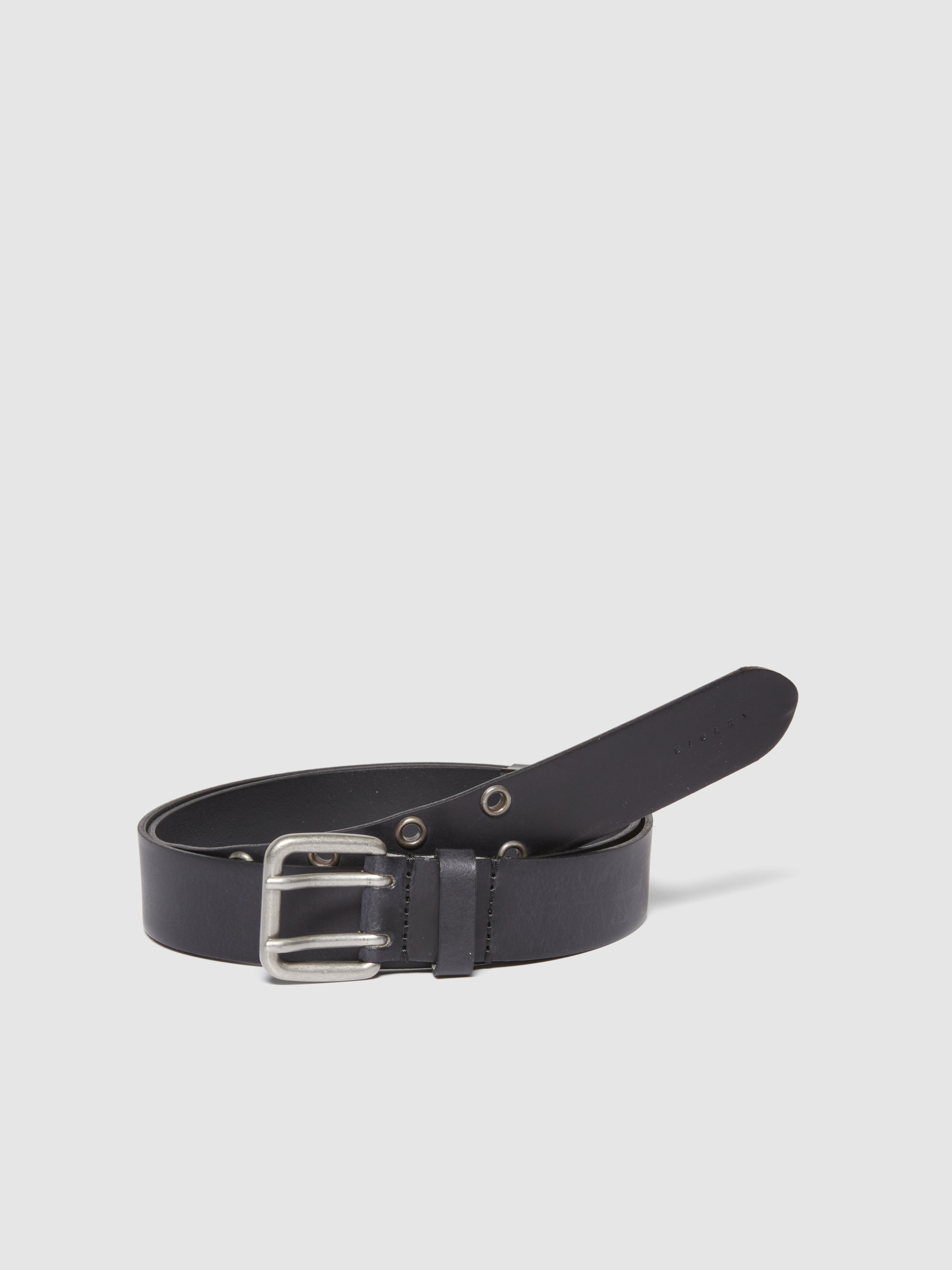 Sisley - Belt With Eyelets, , Black, Size: XS
