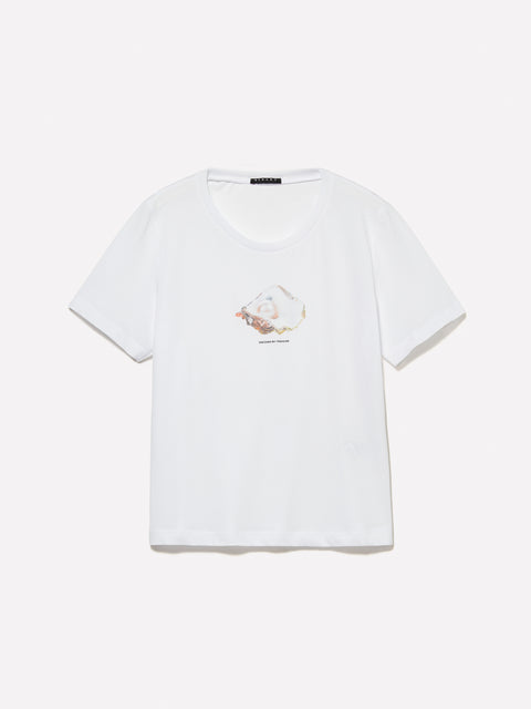 T-shirt branca com estampa de concha - ucb_image_FS