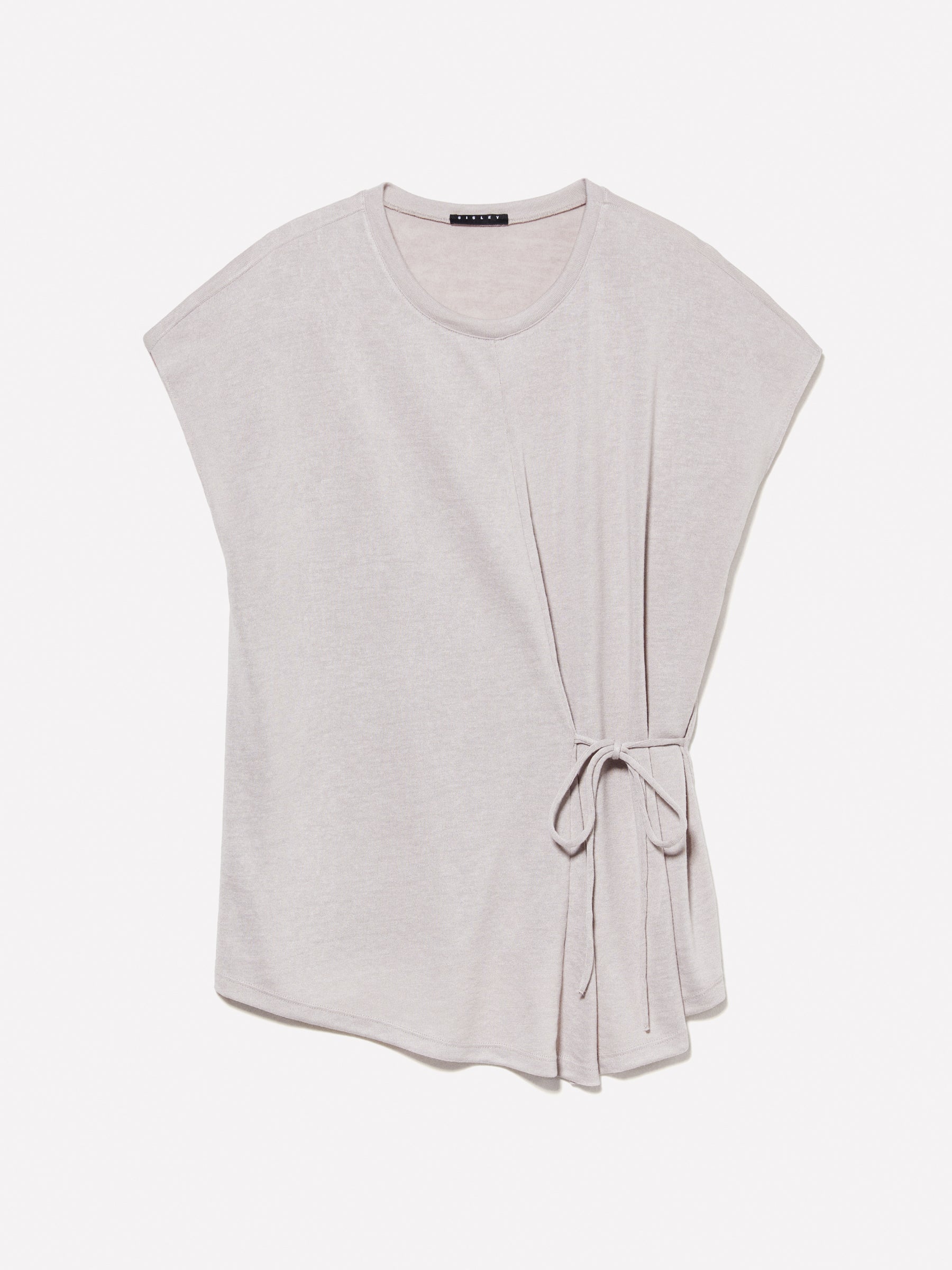 T-shirt cinzenta com atilhos - ucb_image_FS