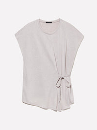 T-shirt cinzenta com atilhos - ucb_image_FS