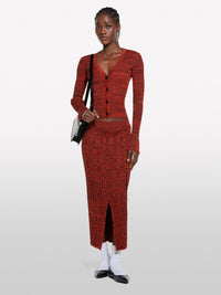 Cardigã vermelho de malha - ucb_image_F