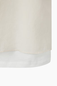 T-shirt com top em contraste - ucb_image_FY