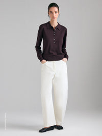 Polo de malha em mistura de viscose e lã - ucb_image_F