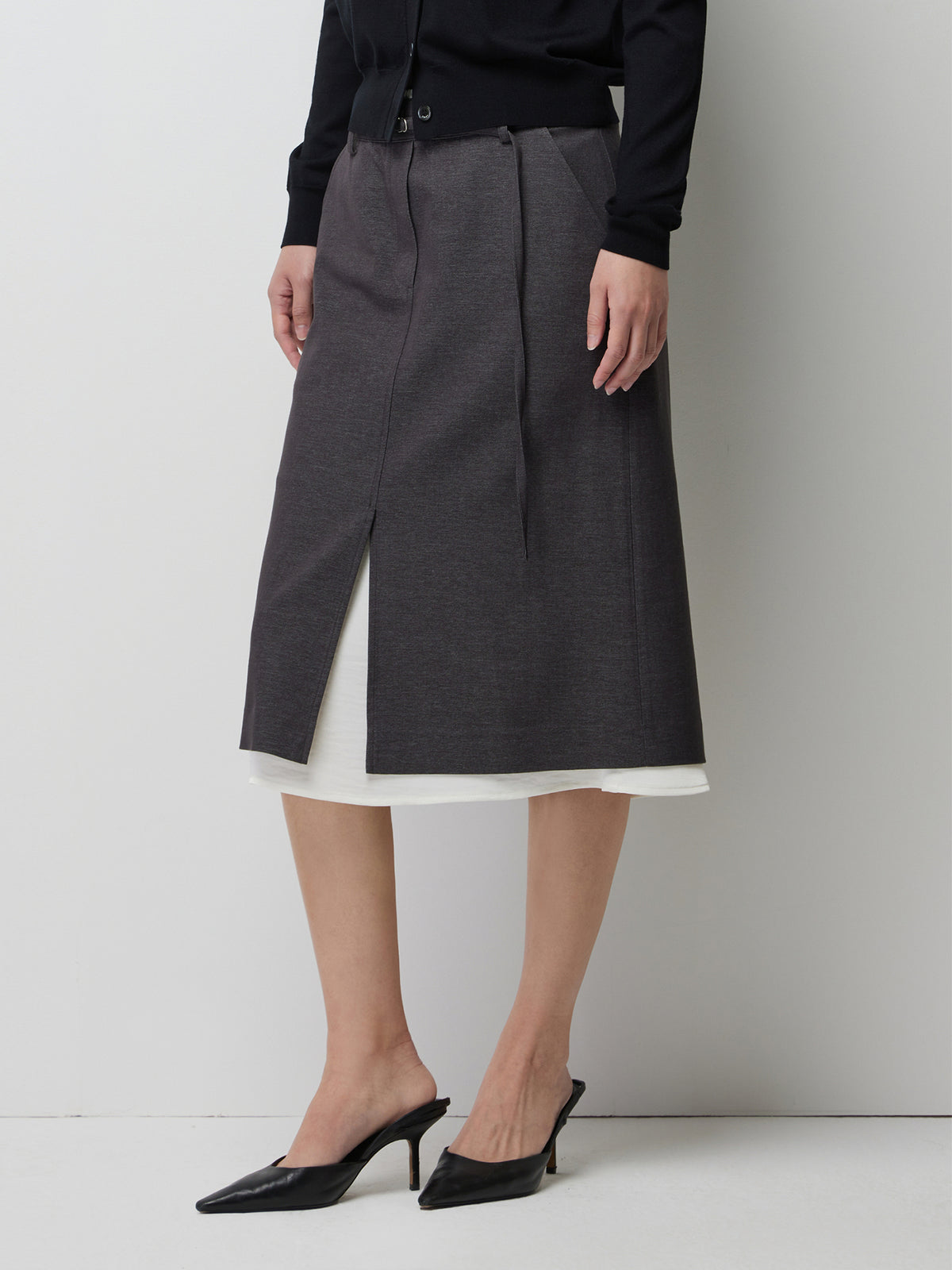 Saia midi com contraste  - ucb_image_F