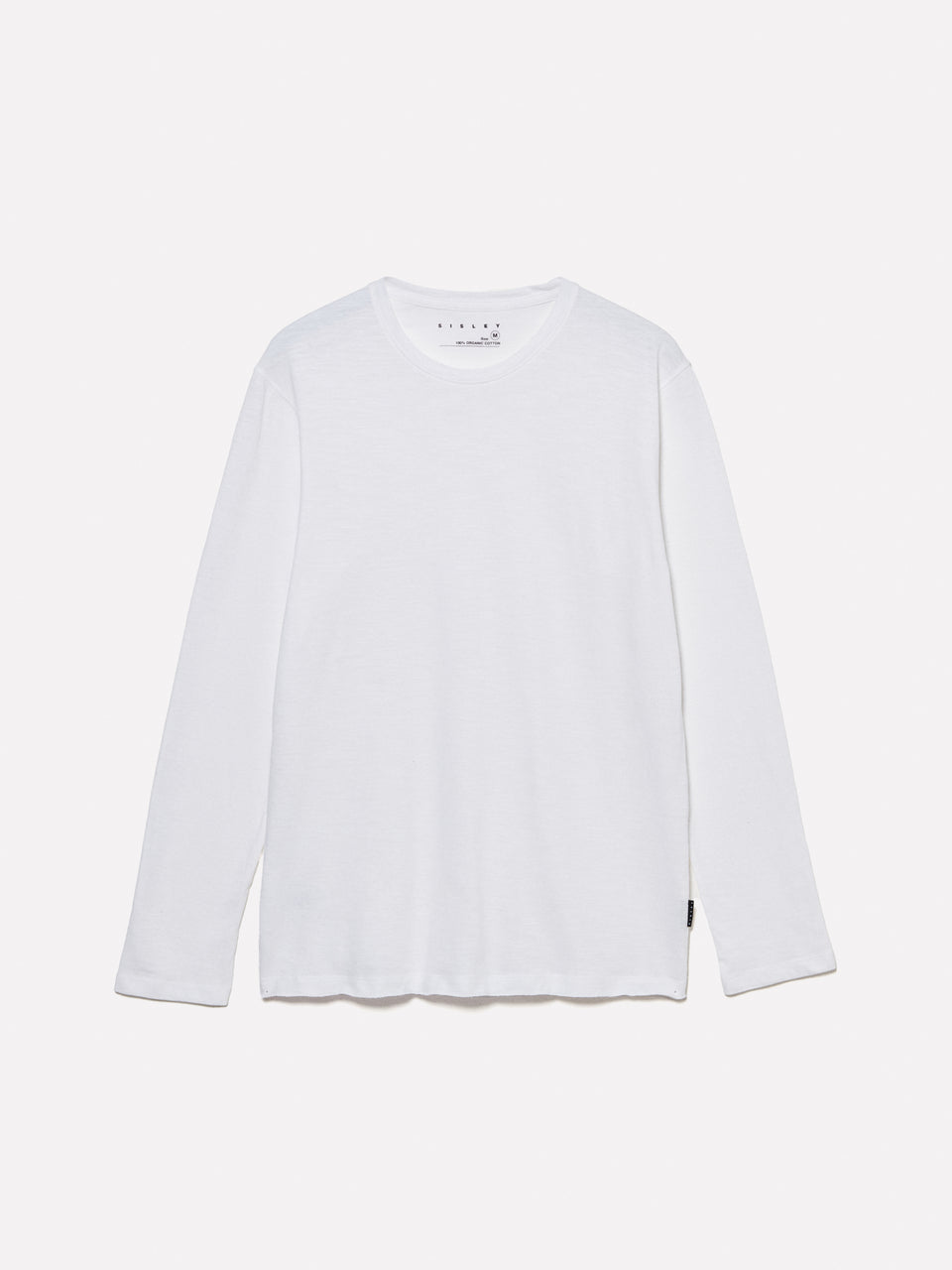 T-shirt de manga comprida slim fit branca - ucb_image_FS