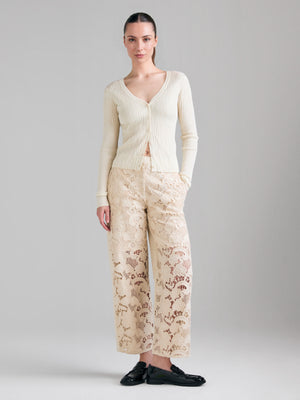 Embroidered trousers