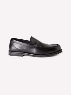 Shiny leather loafers