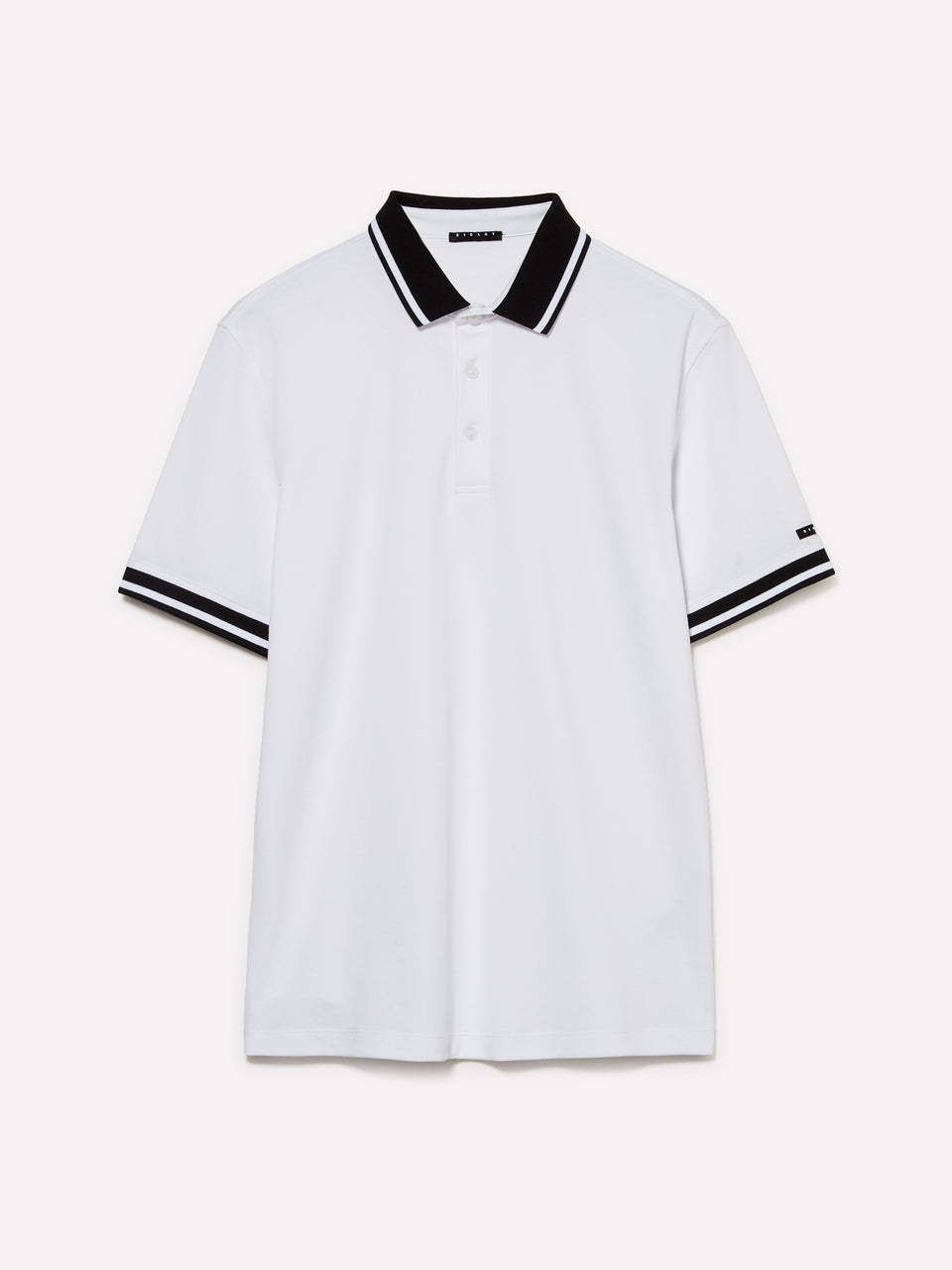 Polo branco slim fit com contraste - ucb_image_FS