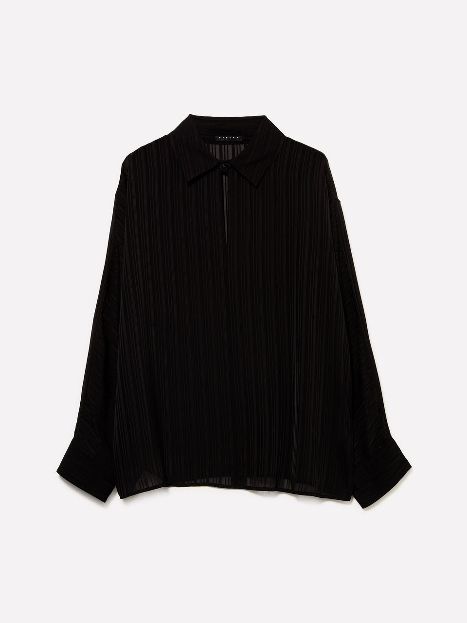 Camisa fechada em jacquard riscado - ucb_image_FS