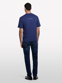 T-shirt azul-escuro com estampa - ucb_image_B