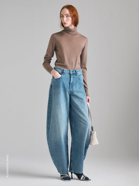 Jeans barrel fit a vita alta - ucb_image_F