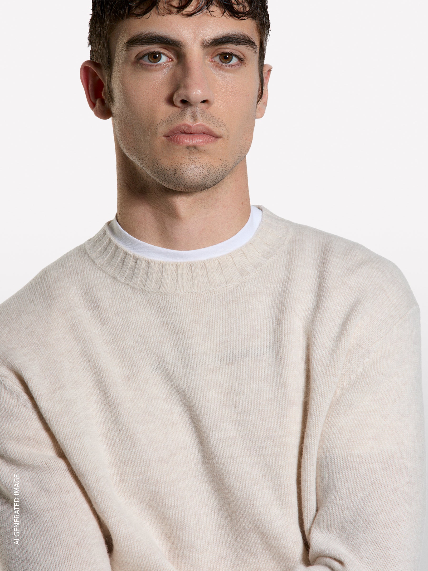 Maglia girocollo in misto lana - ucb_image_FY