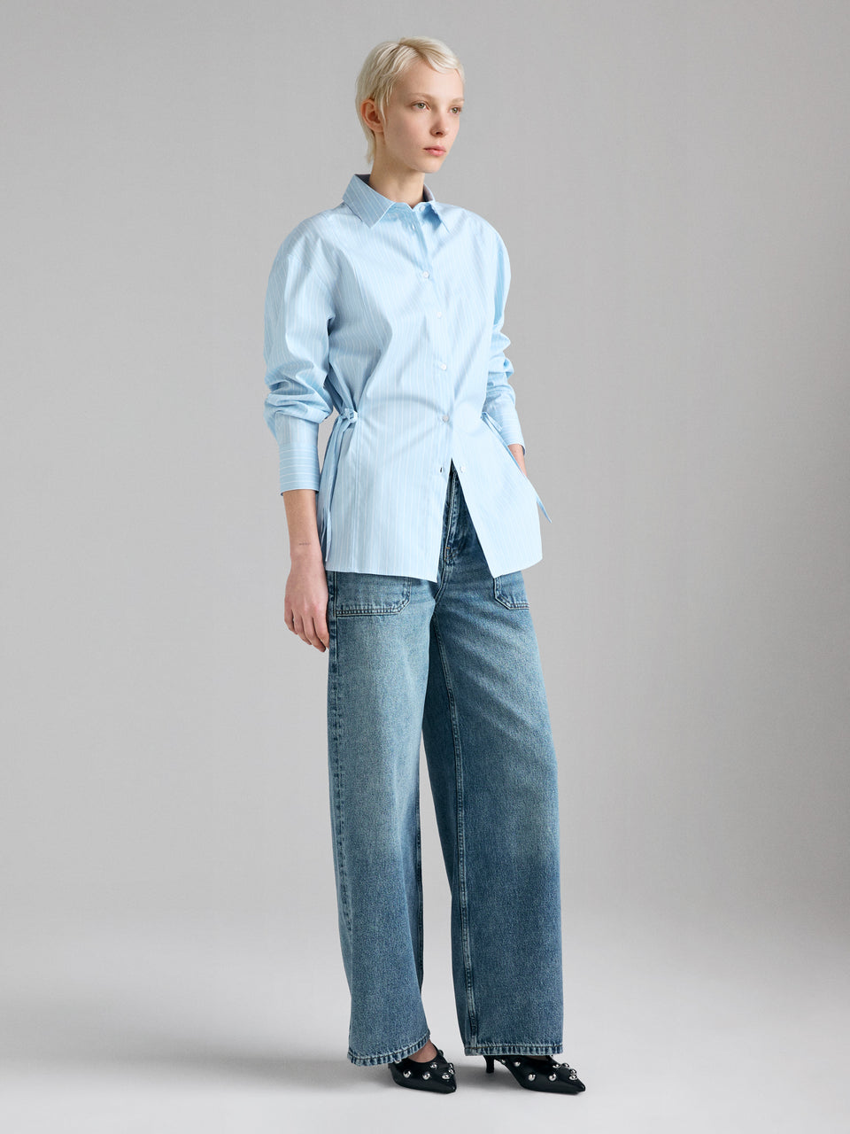 Camisa às riscas com atilhos - ucb_image_F