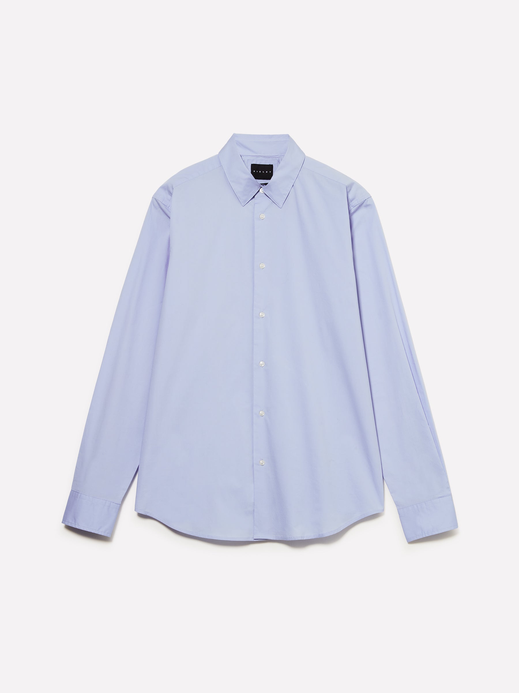 Camicia azzurra in cotone operato - ucb_image_FS