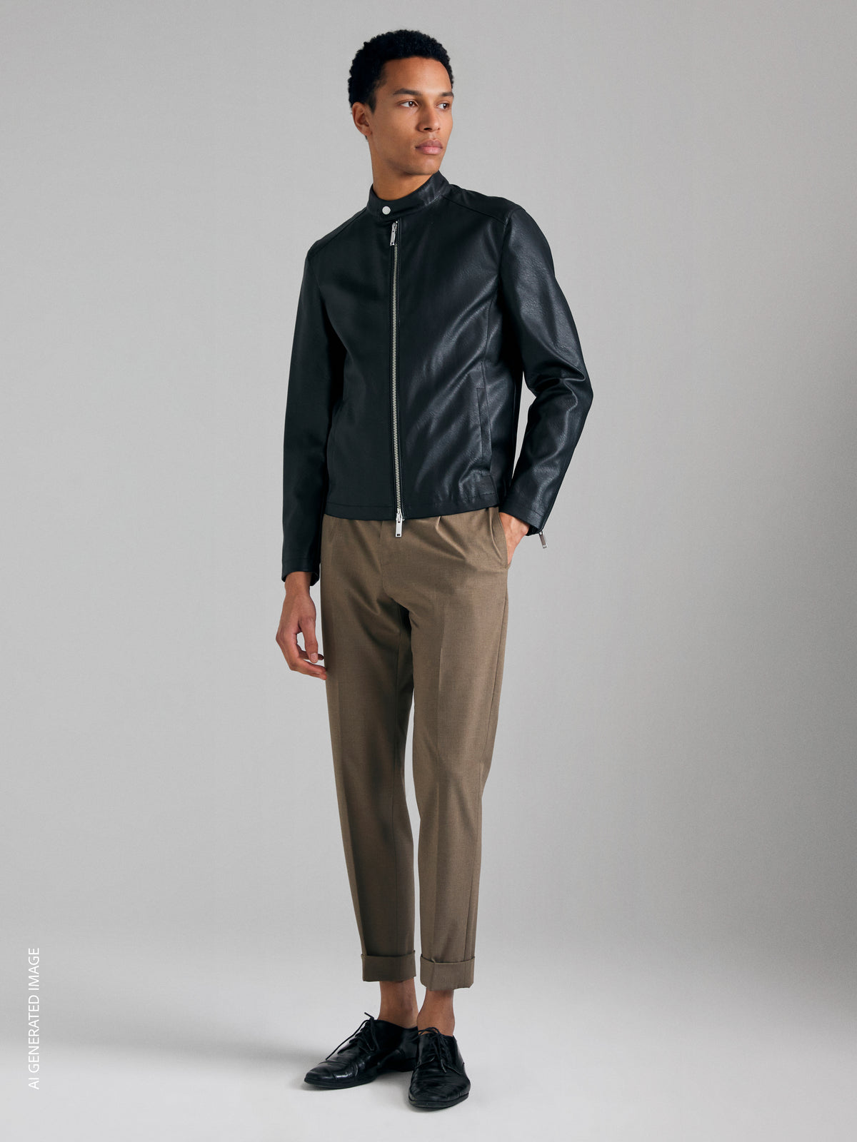 Blusão biker preto slim fit - ucb_image_F