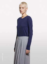 T-shirt azul com mangas compridas - ucb_image_FY