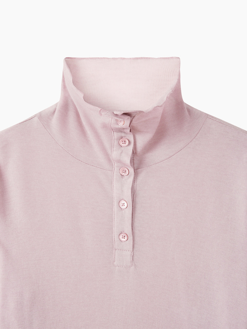 T-shirt de gola alta com botões - ucb_image_DS1