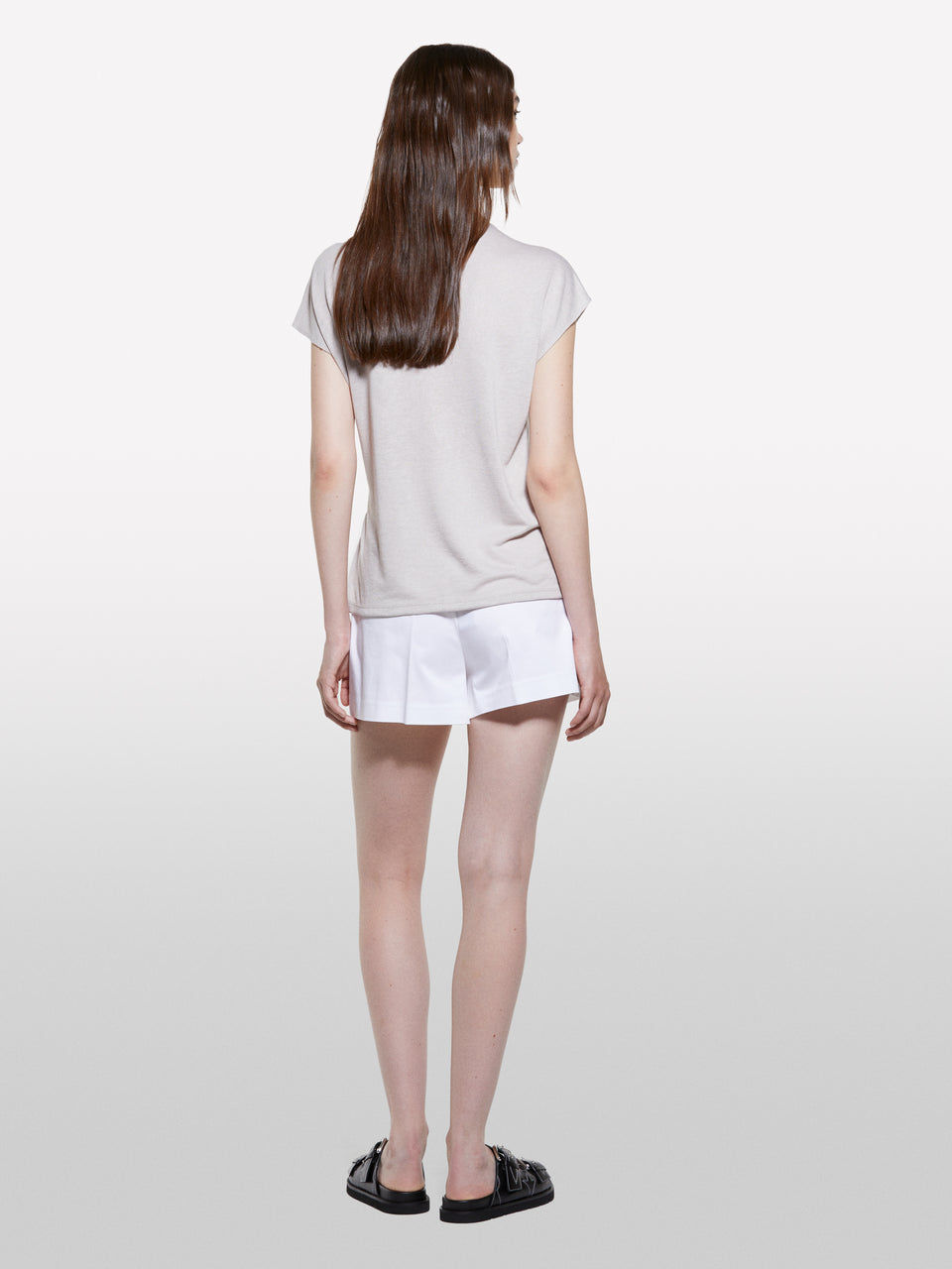 T-shirt cinzenta com atilhos - ucb_image_B