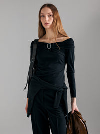 T-shirt off shoulder com argola silver - ucb_image_FY