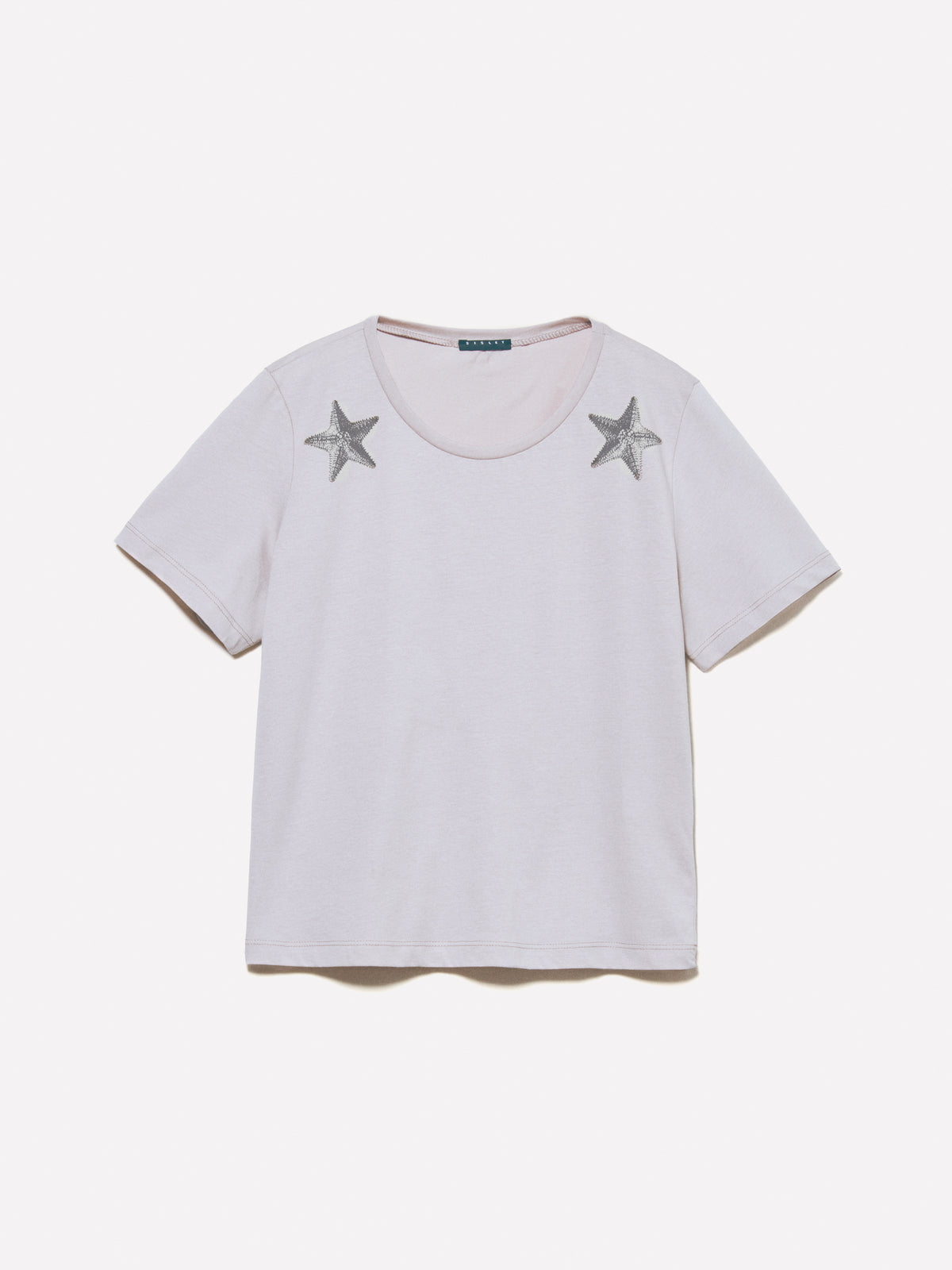 T-shirt cinzenta com estampa de estrelas - ucb_image_FS