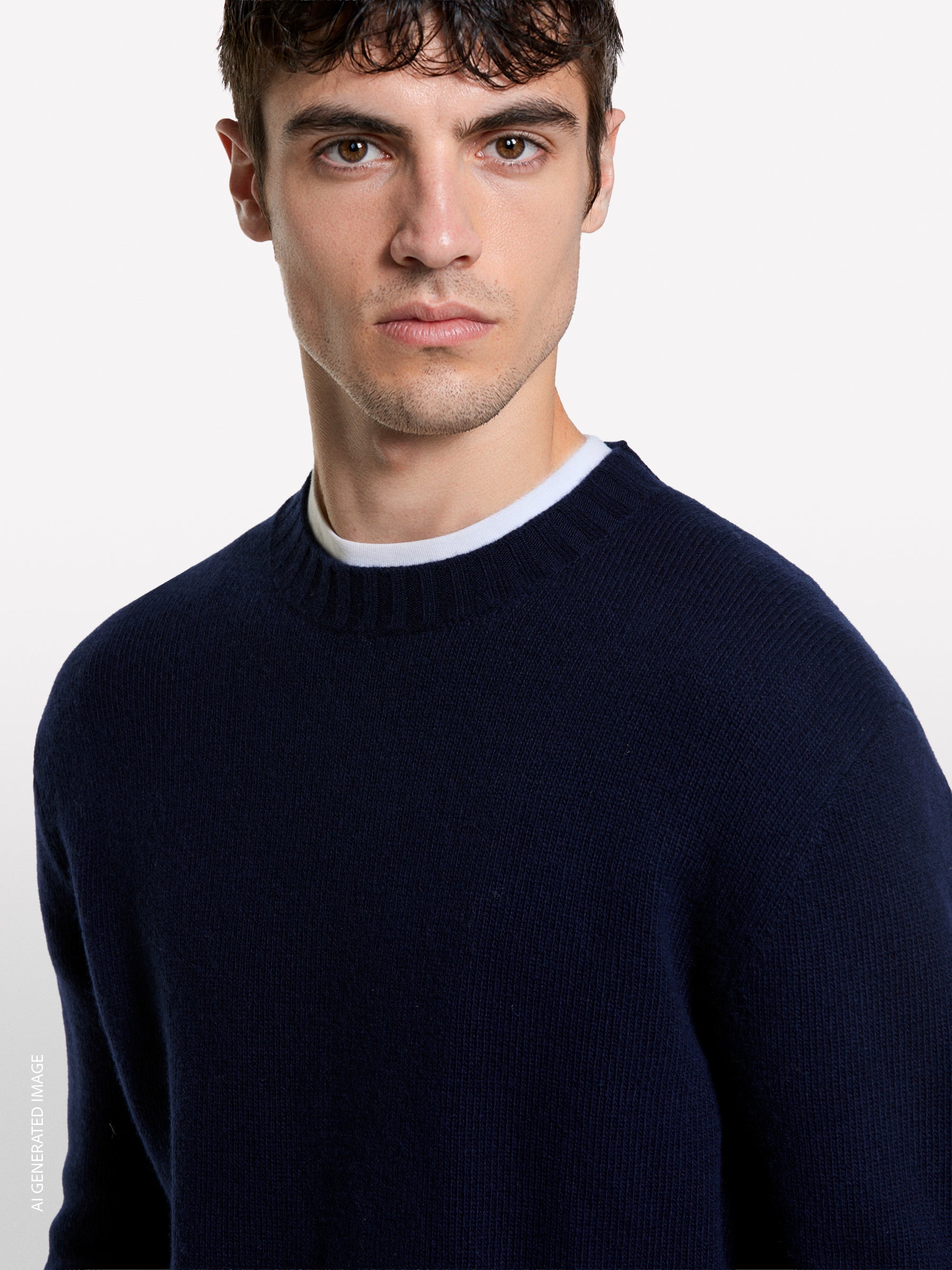 Maglia girocollo in misto lana - ucb_image_FY