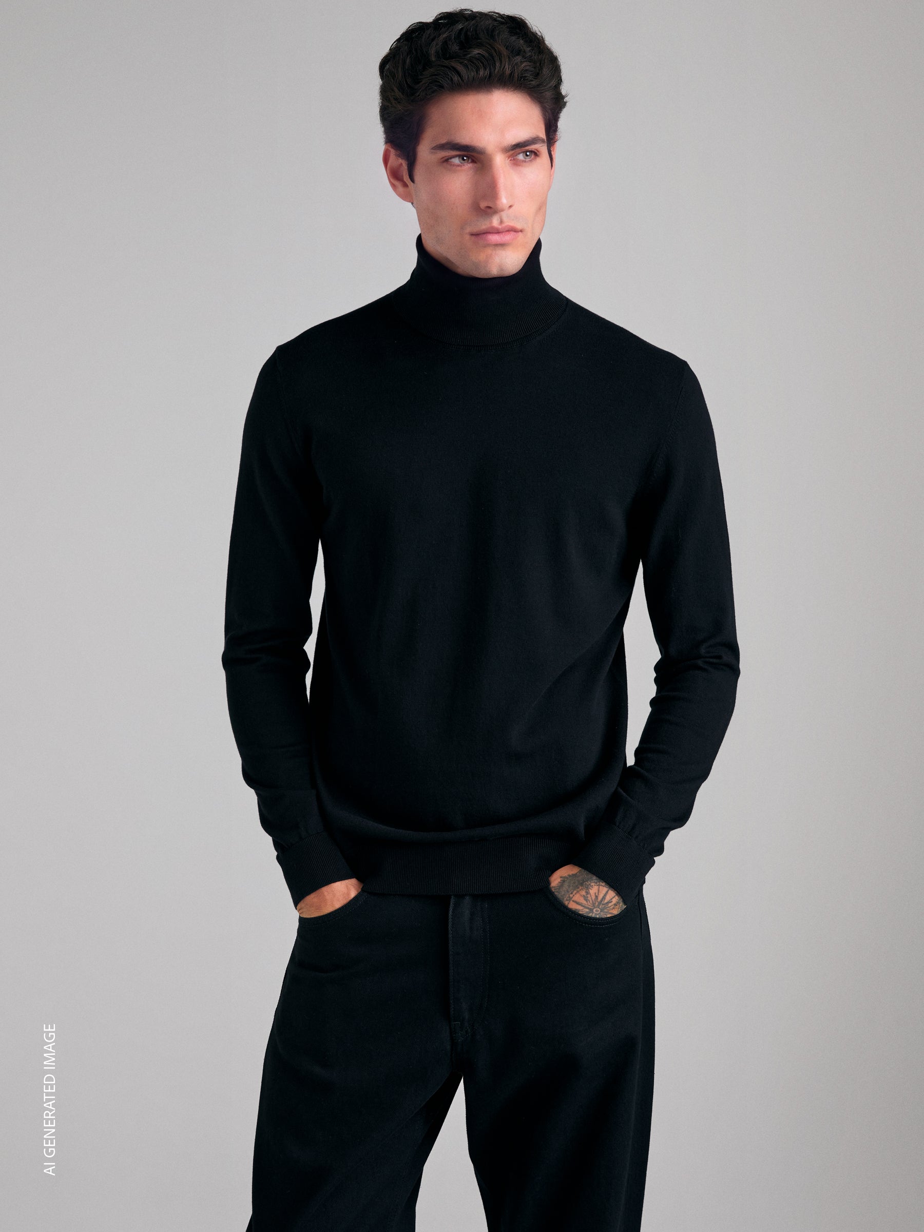Camisola de gola alta regular fit - ucb_image_FY