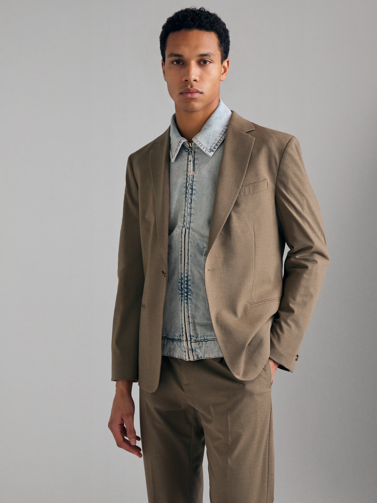 Single-breasted blazer