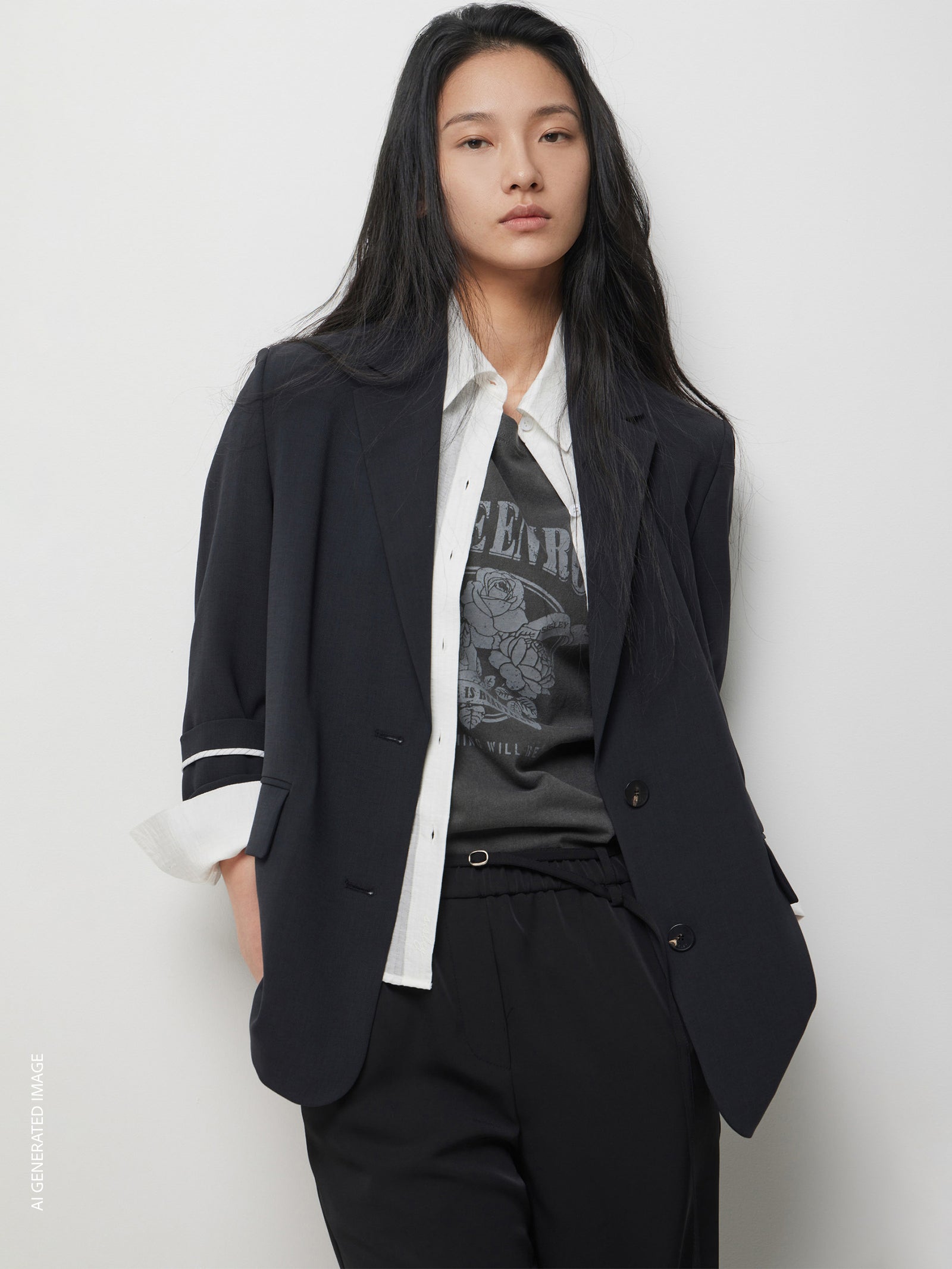 Single-breasted blazer