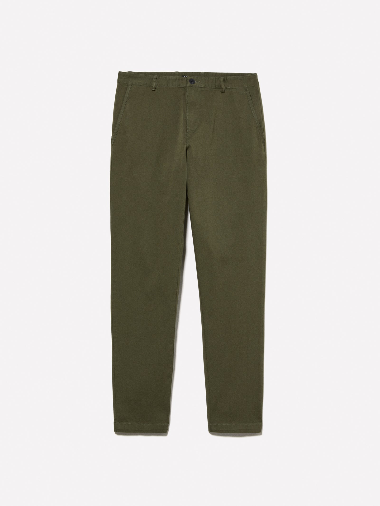 Calças chinos slim fit verde militar - ucb_image_FS