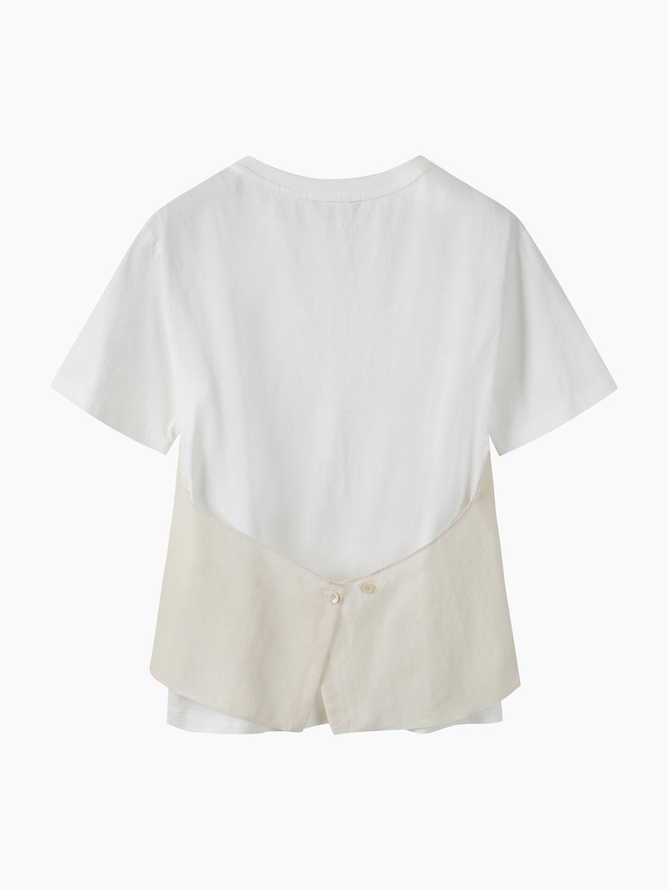 T-shirt com top em contraste - ucb_image_FS