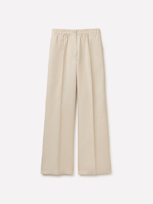 Pure linen trousers