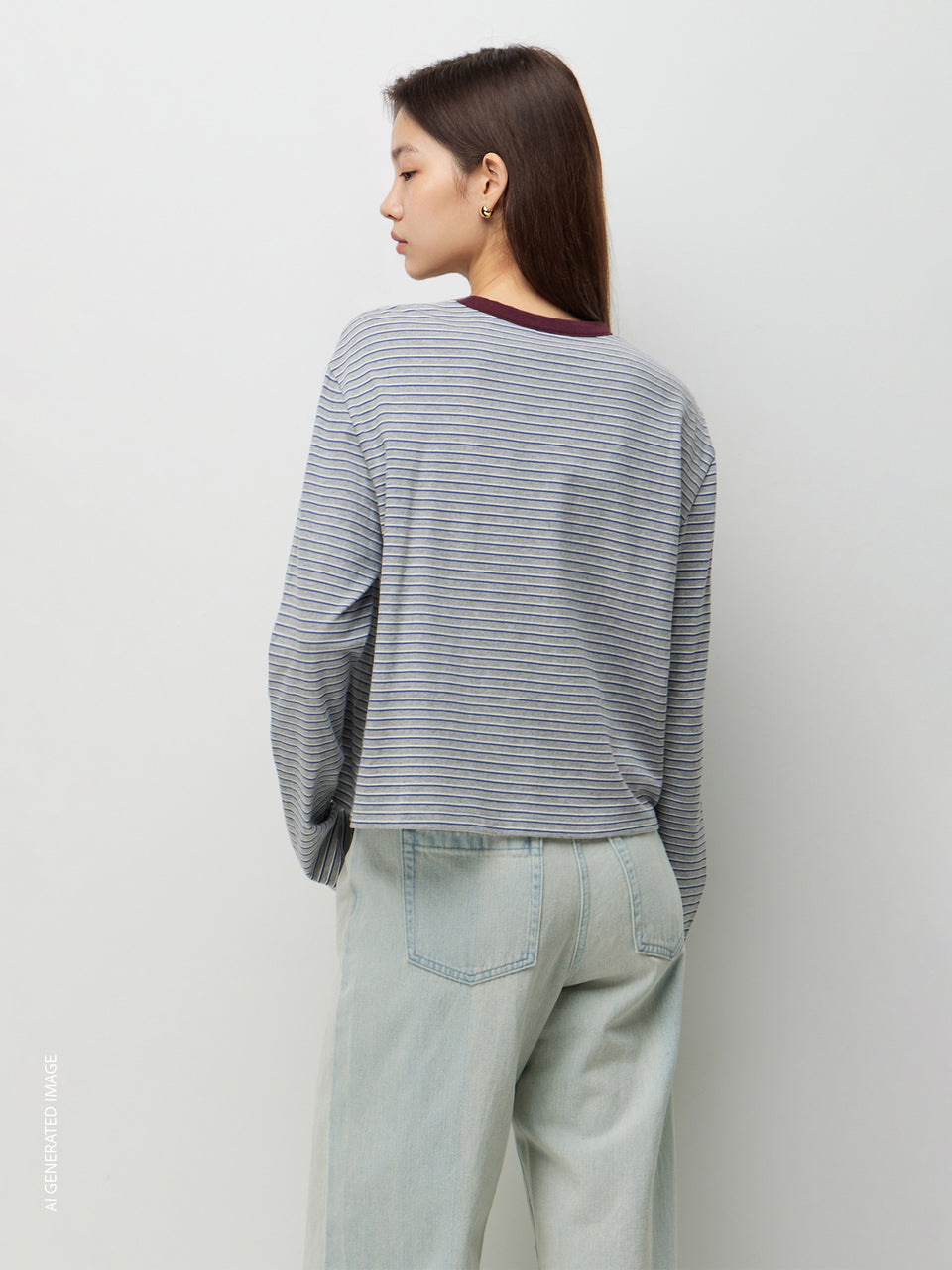 T-shirt às riscas - ucb_image_B