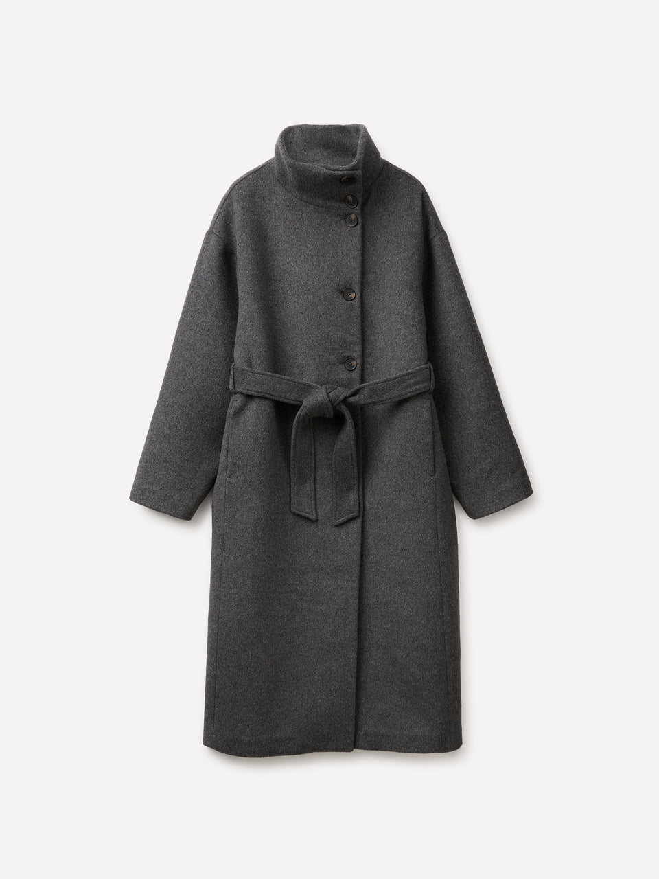 Cappotto relaxed fit con collo alto - ucb_image_FS